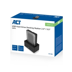 ACT USB 3.2 Gen1 2,5" en 3,5" HDD Docking Station