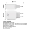 ACT USB-C & USB-A Charger 20W with Quick Charge and GaNFast