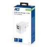 ACT USB lader 2-poorts 30W met één poort Quick Charge wit