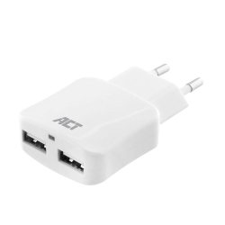 ACT USB Charger 2-port 2.4A 12W