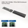 ACT M.2 NVMe / PCIe SSD Behuizing USB-C
