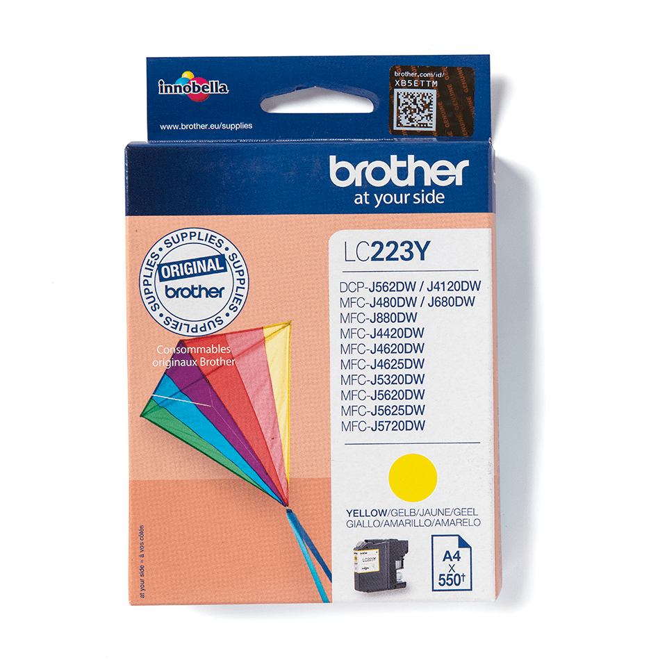 Brother LC-223Y Geel