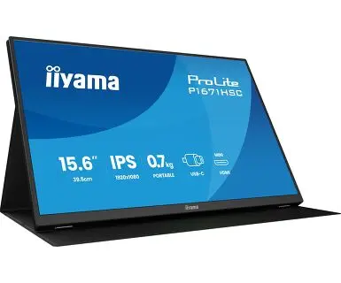 Iiyama P1671HSC-B1 15.6" draagbare monitor